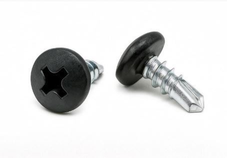 6T50TPP0Z/18BK 6-20 X 1/2 PHIL PAN SDS PT.#18 BLACK  ZINC